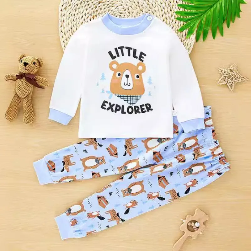 Bộ đồ ngủ trẻ em mới áo thun d - đánh giá và giá Baby Clothing Dividers