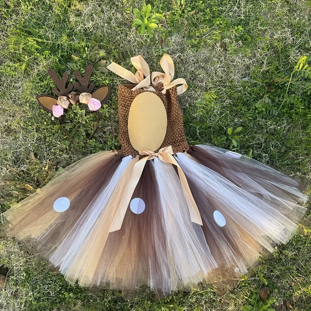 Deer Tutu Dress Girl Christmas - đánh giá và giá Baby Clothing Usa