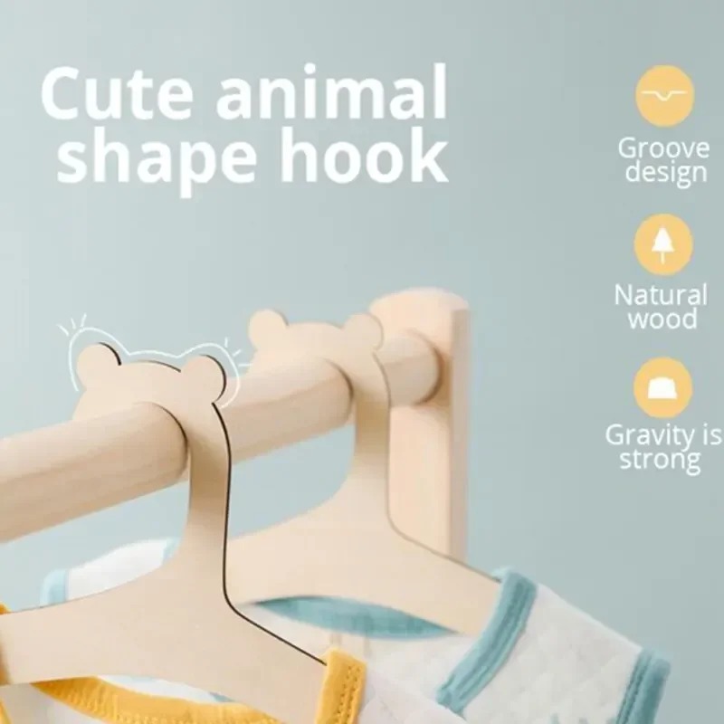 5/10pcs Baby Clothes Rack Cute - đánh giá và giá Baby Clothing Hanging Rack