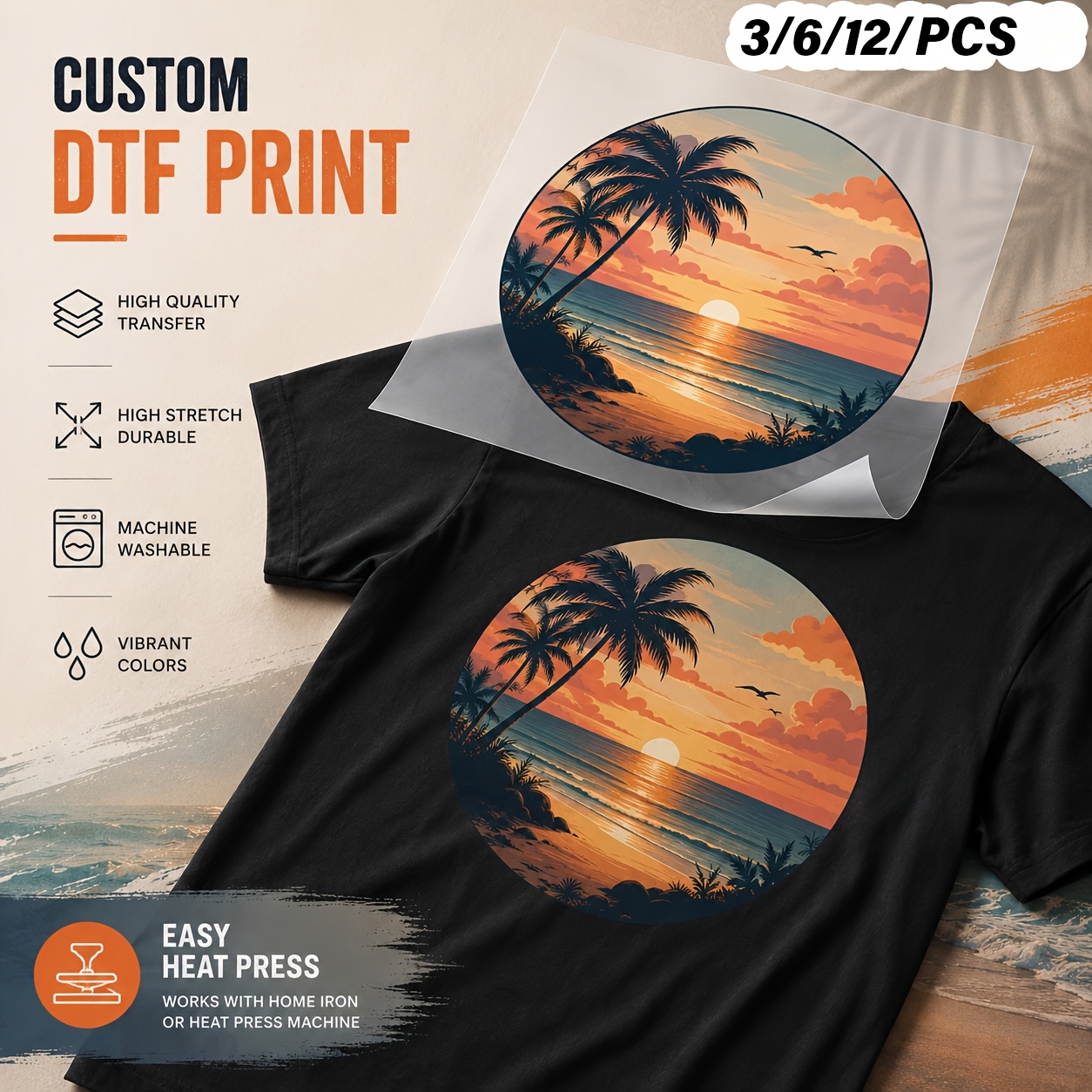 6PCS Custom DTF Heat Transfers - đánh giá và giá Baby Clothing Usa