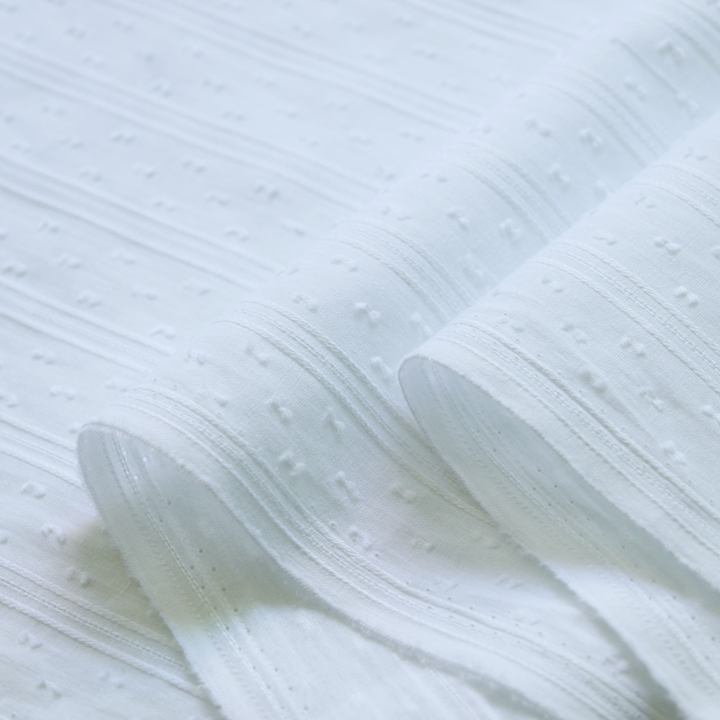 50cm*147cm White Cotton Jacqua - đánh giá và giá Baby Clothing Organic