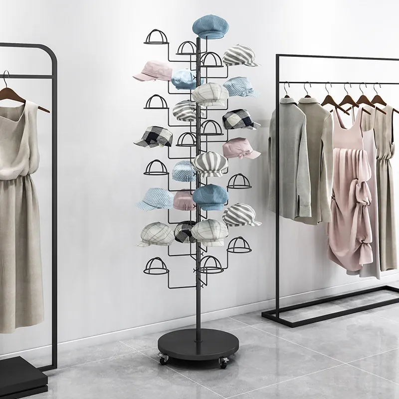 Hat display stand Floor-to-cei - đánh giá và giá Baby Clothing Hanging Rack